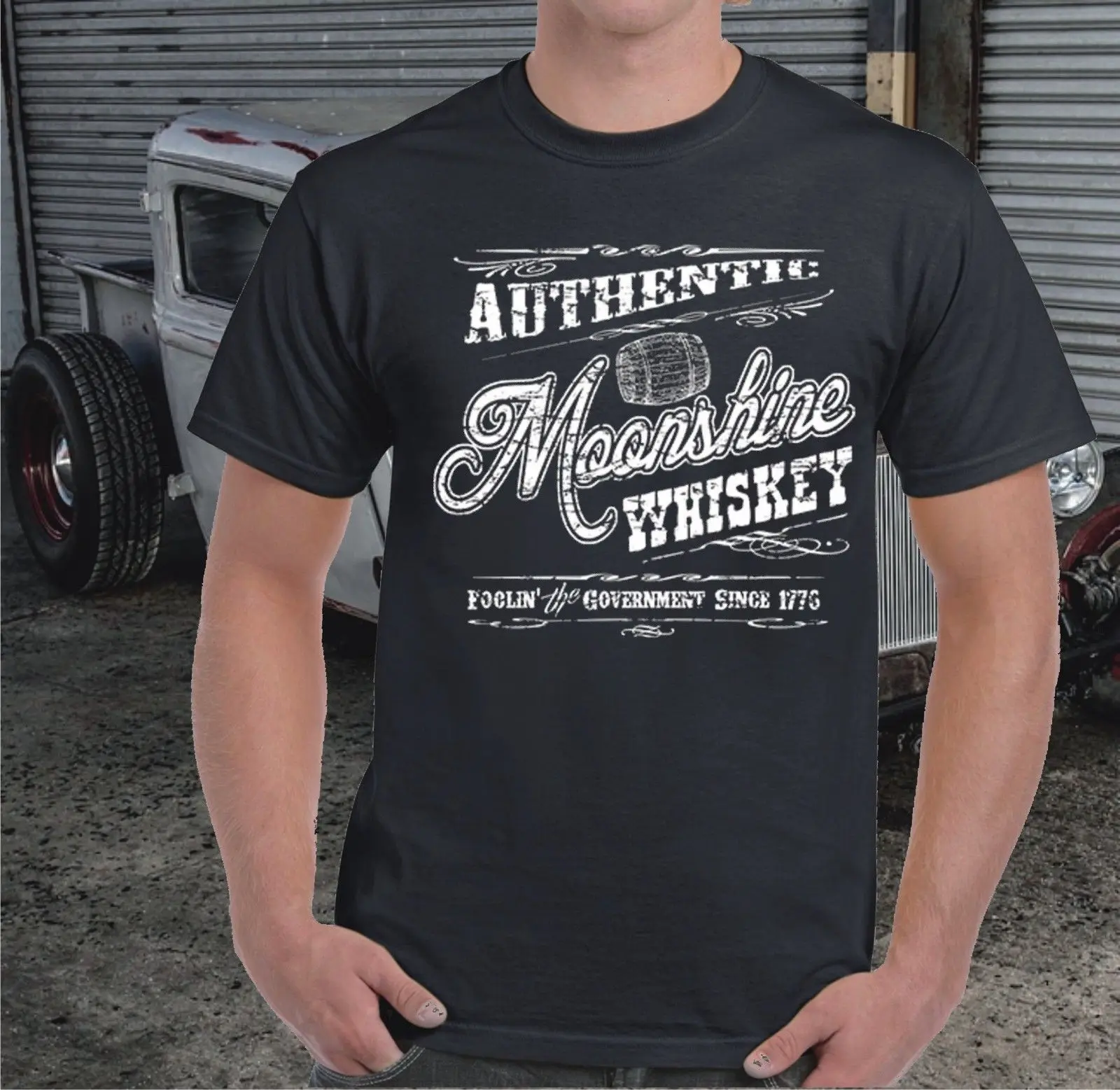

MOONSHINE WHISKEY T-SHIRT Sleeve T Shirt Summer Men Tee Tops Clothing Funny Print Tops Men top tee