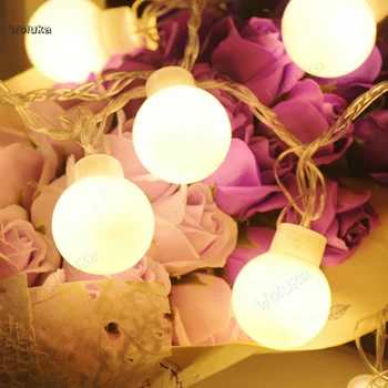 

Dormitory led lantern Big ball lamp string flashing lamp string lamp wedding small bulb decorative lamp CD50 W02