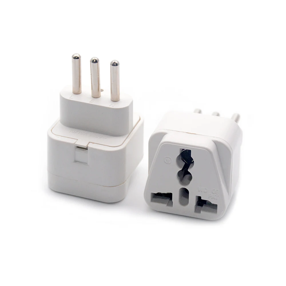 

Universal Travel Adapter Electric Plugs Sockets Converter For Italy Compact 3 Pin Universal Travel Plug Adapter Portable Plugs