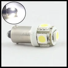 FSYLX BA9S 5050 5 SMD H6W T11 T4W светодиодный лампы 12 V лампа освещения приборов автомобиля авто лампы Включите свет белый стайлинга автомобилей BA9S лампы