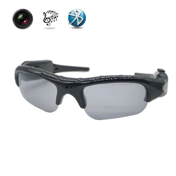 

New HD 1080P Camera Mini DV Camcorder Sunglasses Video Recorder Bluetooth Headphones Stero Music Player Mini Camera Glass