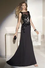 2016 neue Mode Elegant Ärmellose Appliqued Mutter der braut kleid Sweep trailing abendkleider Vestidos Plus Größe