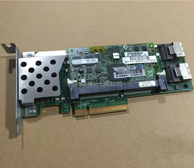 

with 1GB RAM 462919-001 013233-001 Array SAS P410 RAID Controller Card 6Gb PCI-E