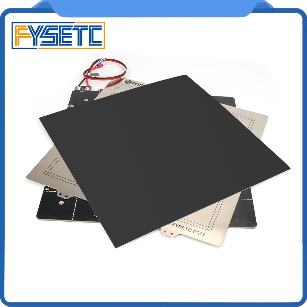 En Ligne Kit de thermistance de câblage de lit chauffant magnétique d imprimante 3D 24V avec la tôle d acier 300*300mm pour l imprimante de CUBE de CR10 BLV MGN de CR 10 de créalité