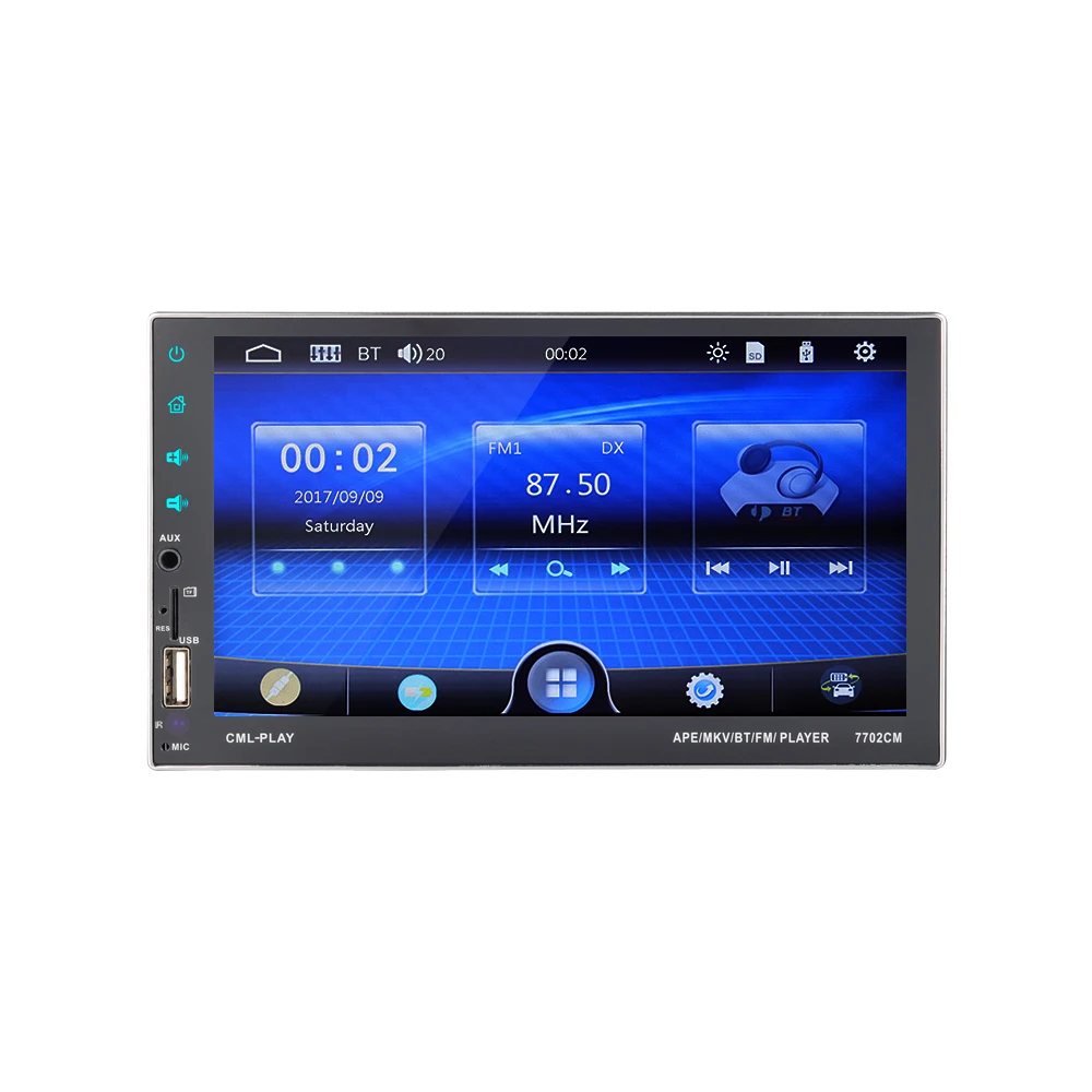 Автомобильная Радио 2 Din 7 &quotАвторадио с сенсорным экраном Bluetooth зеркальная