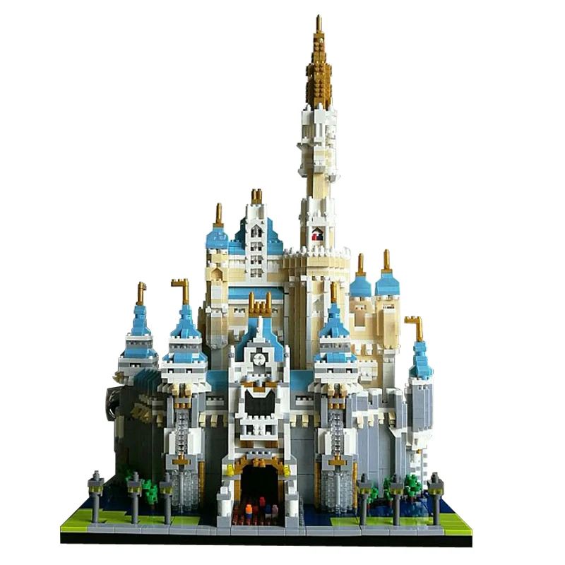 

Princess Castle European Architecture Model Building Blocks Kits Developmental Bricks Compatible Legoings Toy For Kid Gifts