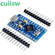5 PCS Pro Micro ATmega32U4 5 V 16 MHz Substituir ATmega328 Para arduino Pro Mini Com 2 Row Pin Header para Leonardo Mini Interface Usb