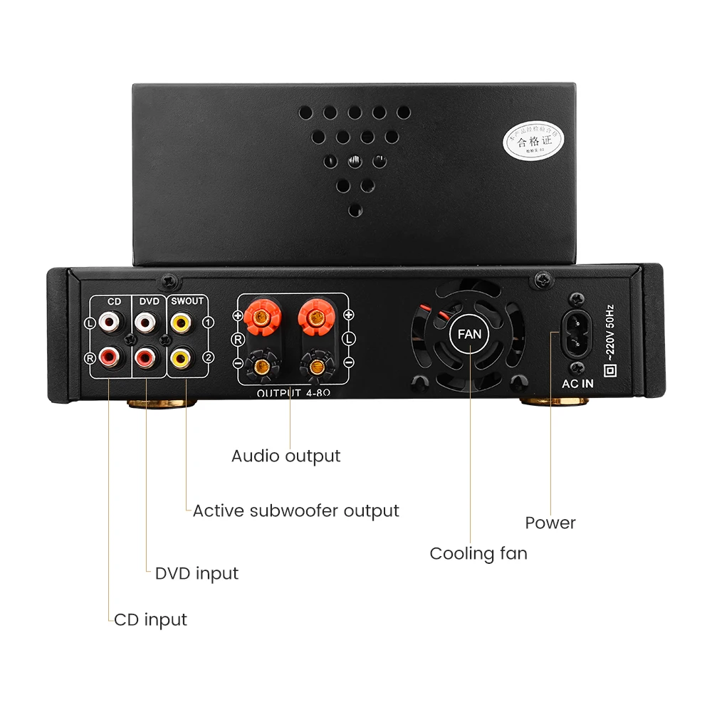 Bluetooth 65Wx2 6N2 6P1 HIFI вакуумный трубчатый предусилитель усилитель мощности 2 1 каналов