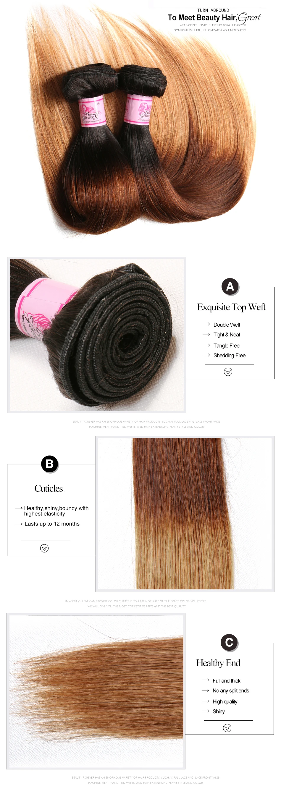 ombre Peruvian straight hair (4.1)