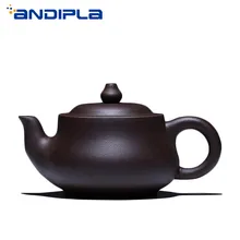 260cc подлинный исинский чайник ручной работы Chinnese Health Care Фиолетовый Глиняный чайный набор кунг-фу Zisha чайник винтажный домашний декор