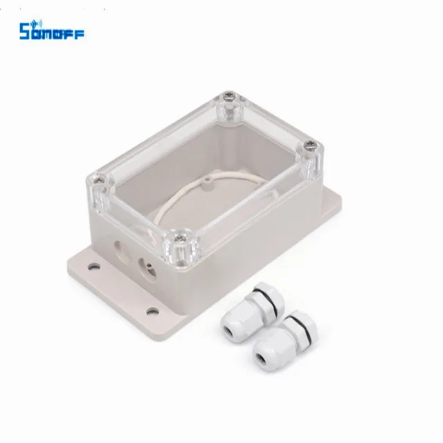 Sonoff IP66 Wodoodporna obudowa skrzynki przyłączeniowej do Sonoff Basic WiFi Switch Sonoff pow Dual Th10 16 inteligentny moduł automatyki domowej tanie tanio IP66 Waterproof Junction Box Gotowe do podróży Innych Sonoff IP66 Wodoodporna obudowa skrzynki przyłączeniowej do Sonoff Basic WiFi Switch Sonoff pow Dual Th10 16 inteligentny moduł automatyki domowej tanie tanio IP66 Waterproof Junction Box Gotowe do podróży Innych