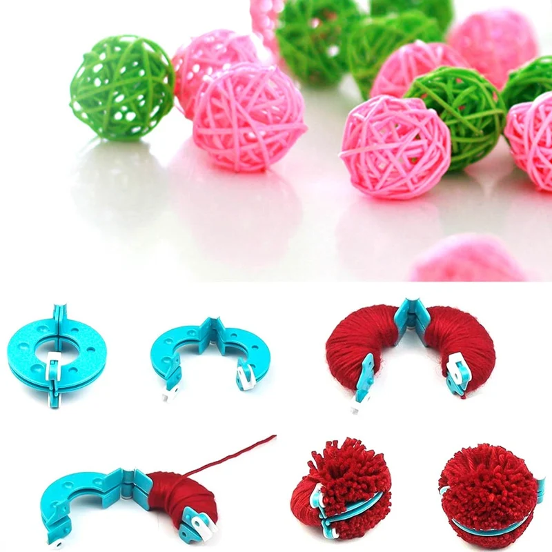 8Pom Pom Maker Инструменты для вязания Appareil Pompoms Maker Ball ткацкая игла инструменты для рукоделия