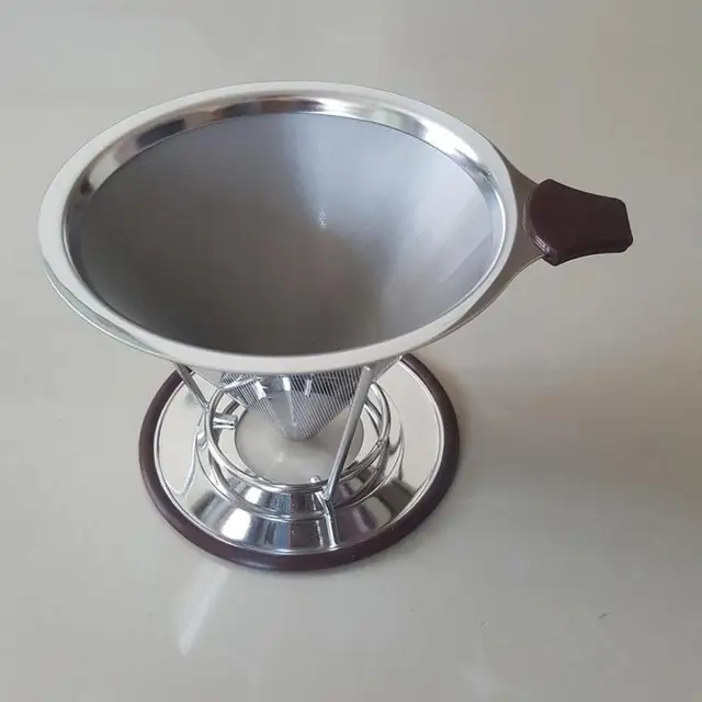 Cheap Portable Stainless Steel Coffee Dripper Filter Coffee Maker High Quality Drip Coffee Filter Pot Filters Tools #11020 Cheap Portable Stainless Steel Coffee Dripper Filter Coffee Maker High Quality Drip Coffee Filter Pot Filters Tools #11020