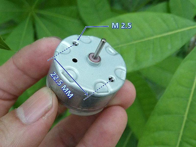 6 шт./лот Стандартный RC500 16360 DC3V 6V 2000 4280 об/мин углеродный щеточный мотор