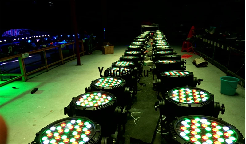 4 шт. 54x3 Вт Par led 3 Вт rgbw led par 64 led par light IP 65