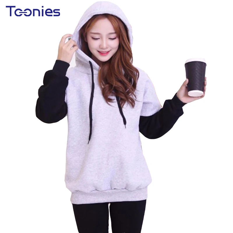 Korean Style New Autumn and Winter Hoodie Long Sleeve Jacket With