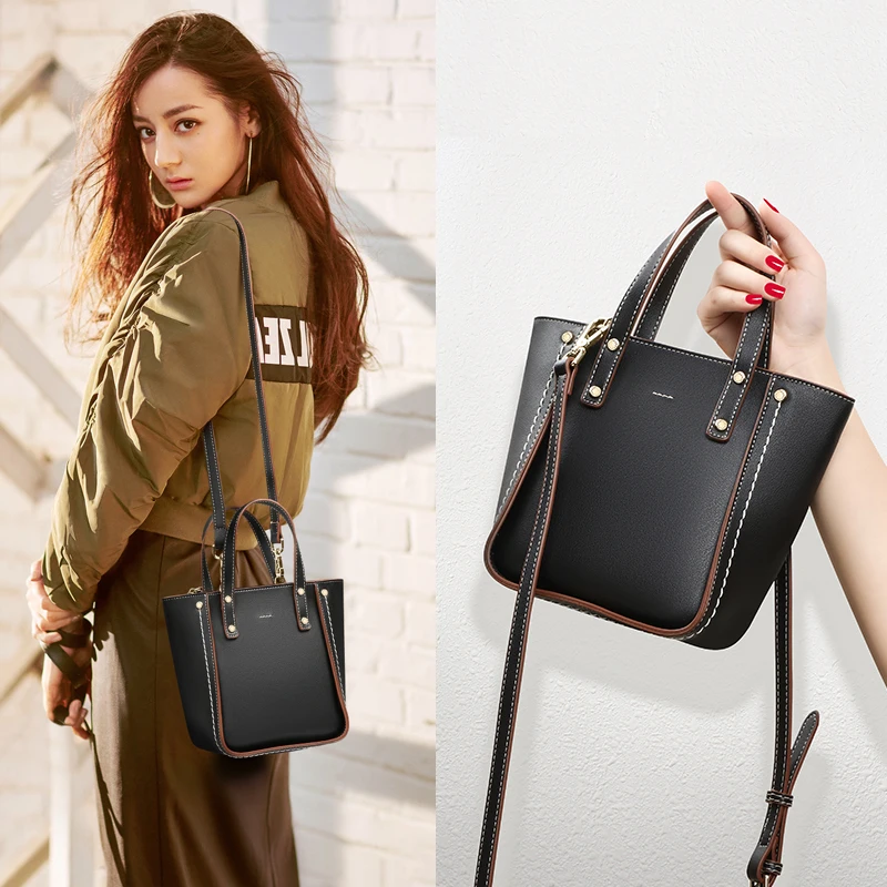 

Girls 2019 New Genuine Leather Baggage Korean version Baitao Slant Single Shoulder Baggage Simple Fashion Handbag