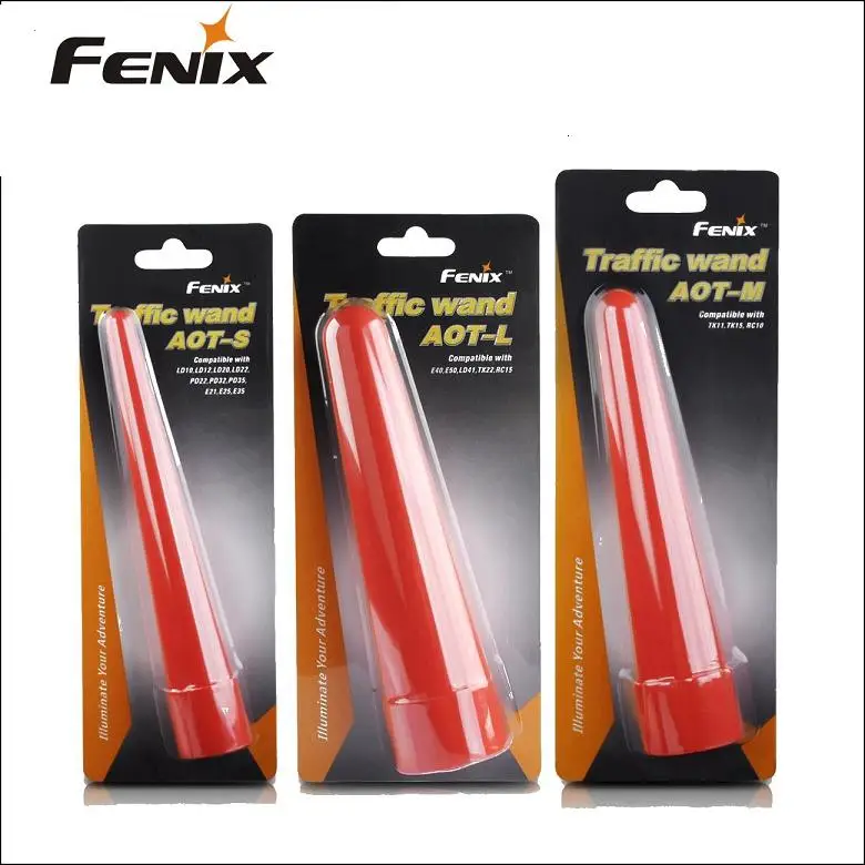 

Fenix AOT-S Flashlight Red Traffic Wand Cap Tip Signal Lamp For LD12 LD20 LD22 PD22 PD32 PD35 UC30 UC35