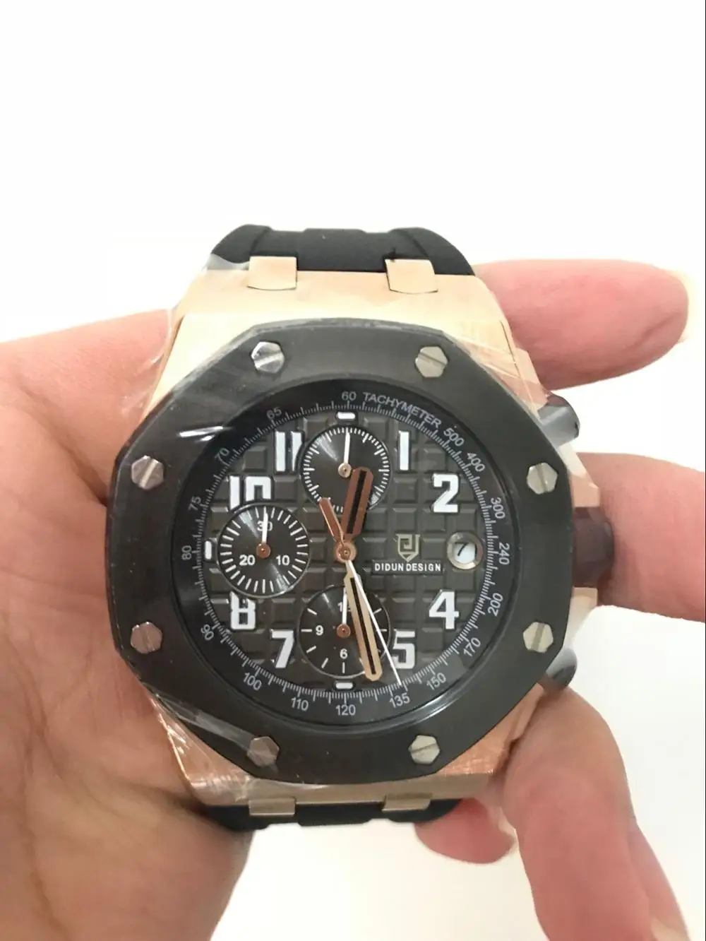 

2018 Men's Watches Sports Watches Men Top Brand Luxury rose golden Wrist Watches business Miyota quartz watch Relogio Masculino