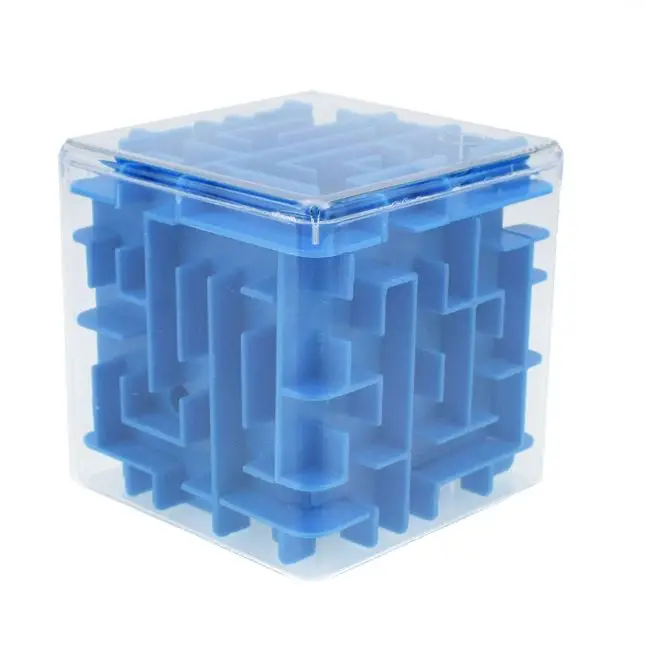 1 шт. Новое поступление 3D стерео мини-лабиринт подвижный шар вращающийся квадратный Magic Cube игры для детей и взрослых обучения Развивающие