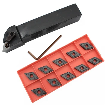 

1PCS MDJNR2525M15 + 10PCS DNMG150408 TM LF9118 CNC Tool Carbide Insert Tool Holder Lathe Turning Blade