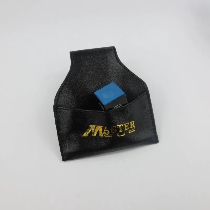 Billiard Pool chalk belt Snooker PU leather Chalk Pouch Holder With