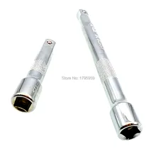 Jeu de barres d'extension de portée de 75mm 150mm, 2 pièces, barres d'extension d'entraînement carrées de 3/8
