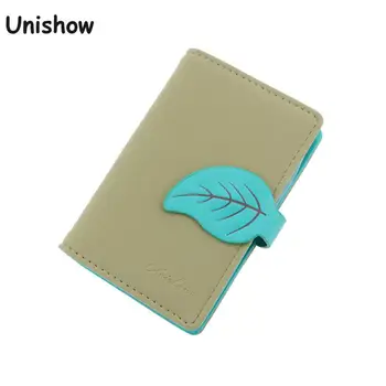 

New arrvial Fashion Maple Leaf card holder brand Matter Pu leather ID holder girl credid card wallet