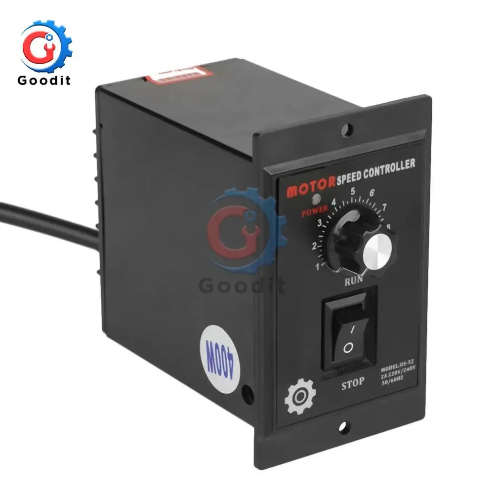 AC 220V Motor Speed Controller 400W Motor wide Speed Regulator Controller Pinpoint Forward Backward 50hz/60hz high precision dc motor speed controller motor speed controller electric motor speed controller