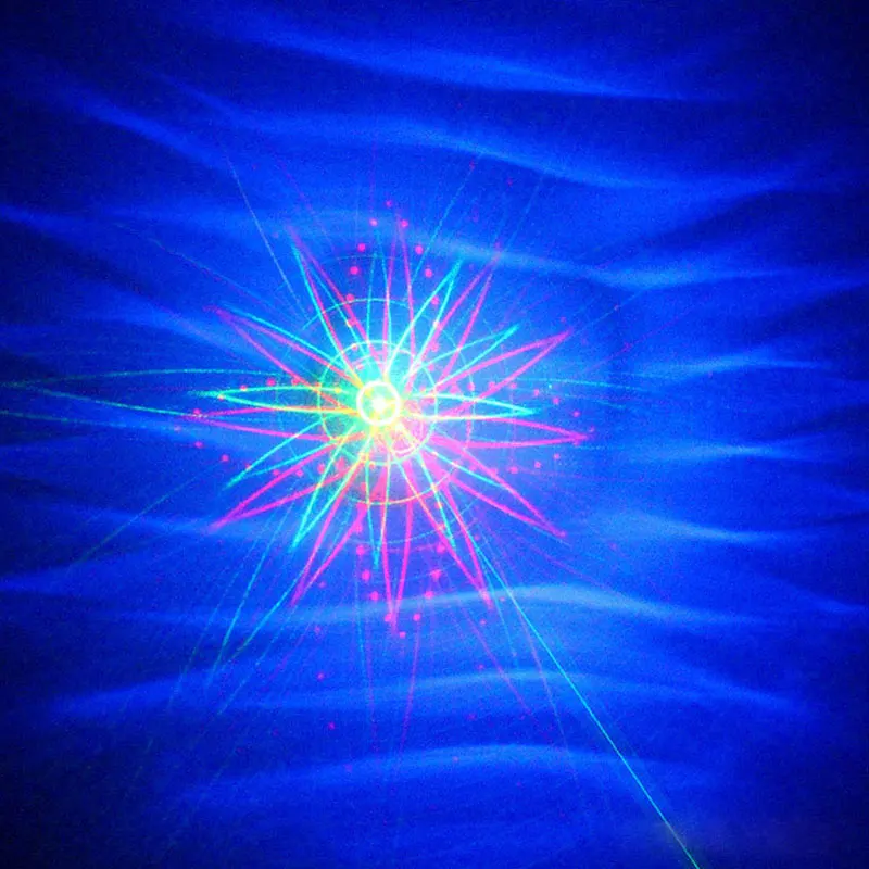 лазер проектор светомузыка RGB LED DJ Дискотека Светло Красный Зеленый Лазерный