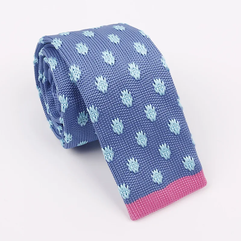 Различные мужские галстуки, вязаный галстук с плоской головкой, 5 см, узкая версия, Модный Полосатый клетчатый галстук, выпускной подарок, аксессуары - Цвет: ZZLD-272