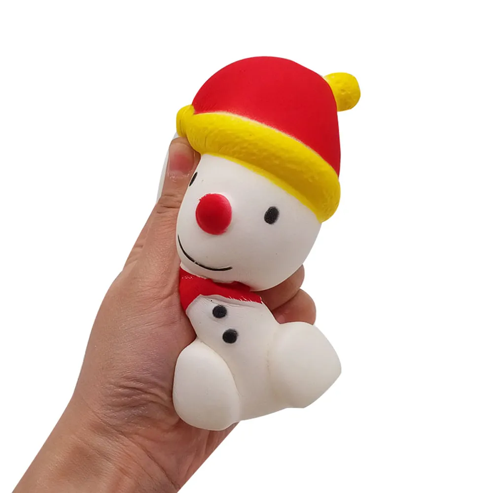 Прекрасный антистресс Снеговик супер медленно растет дети Squeeze Toys 4,1