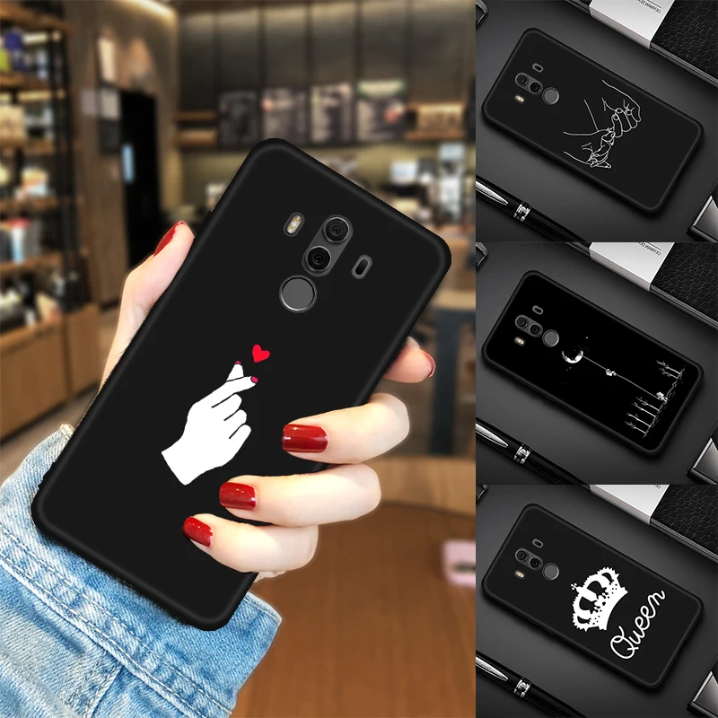 

For Huawei Mate 20 Lite Case Cute Space Painted Case for Huawei Y7 Y5 Prime 2018 Y9 Y6 Y7 Pro 2019 Mate 20 X Mate 10 Pro Lite