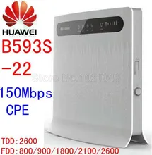 Entsperren router huawei b593s-22 150 mbps 4g lte cpe mifi wifi router 4g lte Wifi Mobile dongle pk b593 b880 b890 e5172 e960