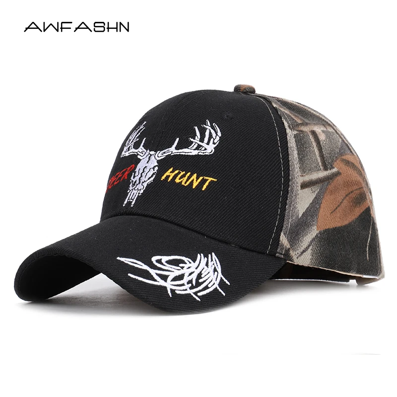 

2019 New Fashion High Quality Embroidery Baseball Cap Camouflage Casual Hat Outdoor Adjustable Cotton Women Men Browning Bone