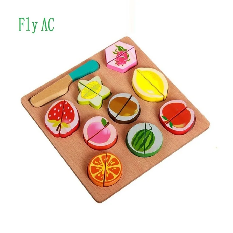 Fly AC Кухонные игрушки Fun Резка фрукты овощи, Еда Обувь для девочек Обувь для мальчиков образовательных раннего возраста основной развитие навыков 20 штук