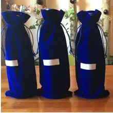 Фланелевый луч вина мешок свадебное вино мешок красного вина Слепой Мешок принт на заказ