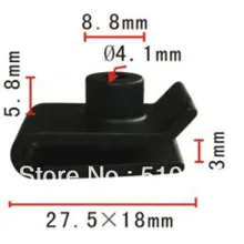 100 шт для mk сумки U гайка чехол для Mazda 90179-05060 и чехол lexus 1990-ON