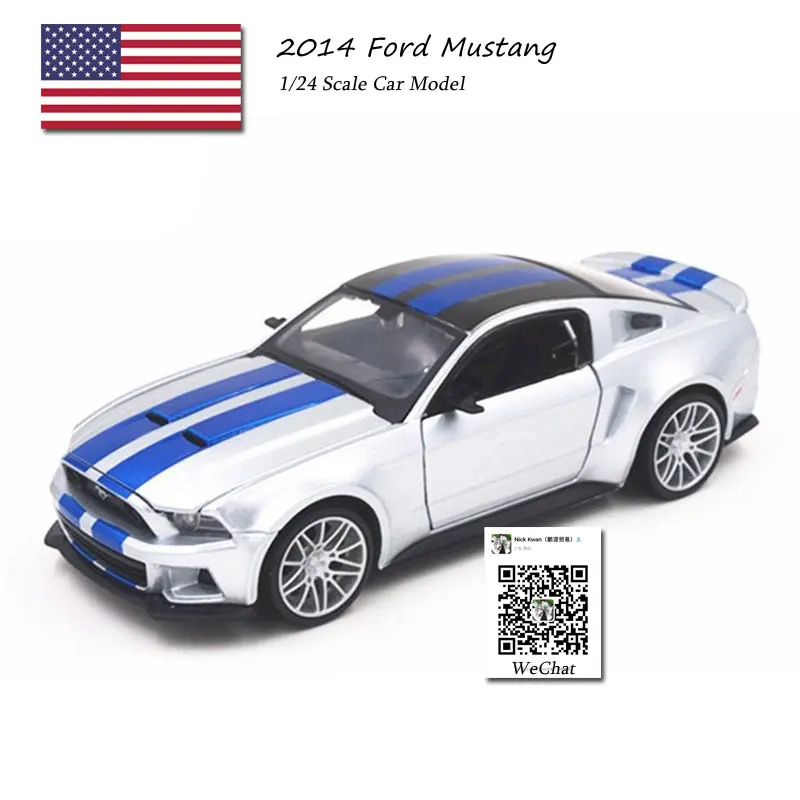 MAISTO 1/24 масштаб США Ford Mustang уличный гонщик литой металлический автомобиль модель игрушки для коллекции, подарок, дети