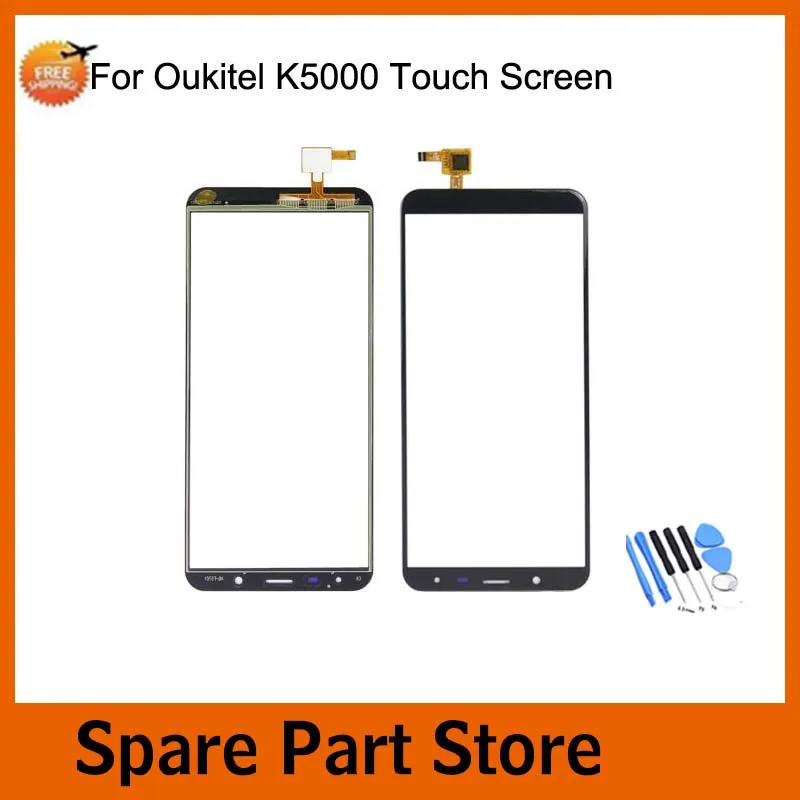 Angcoucoux для Oukitel K5000 Сенсорный экран Стекло дигитайзер датчика ремонт Запчасти Для