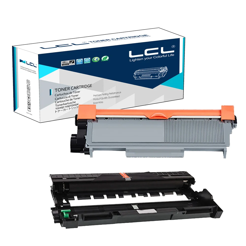 

LCL TN2350 TN2330 TN 2330 TN 2350 DR2325 (2-Pack) Toner Cartridge Compatible for Brother HL-L2300 2360 2340 2320DHL-L2360 HL2380