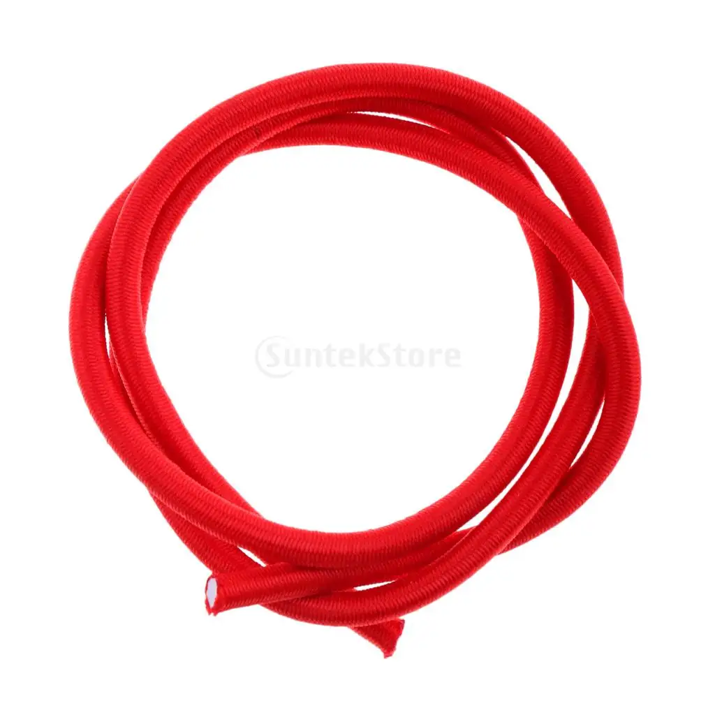 Red 4mm Marine Bungee Rope Shock Cord Car Truck Roof Racks Trailers Boats Kayaks Tie Down 0.5 1 2 3 20 30 50 75m