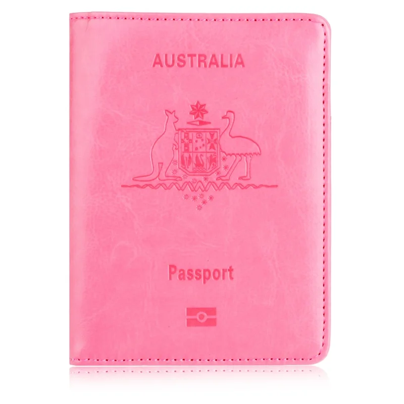 Горячие путешествия Обложка для паспорта для Австралии кожаный протектор чехол держатель для паспорта для бизнеса кредитный держатель для карт чехол