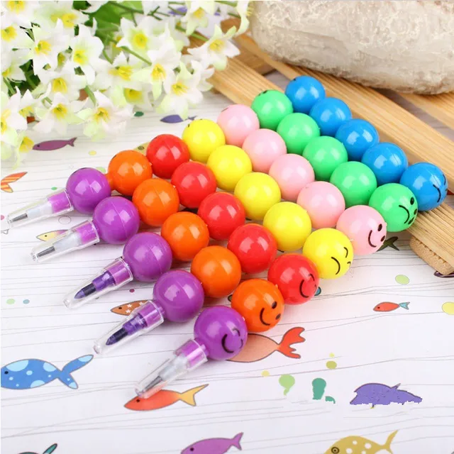 online shop 200 pcs smiley cartoon colored pencil wholesale rainbow