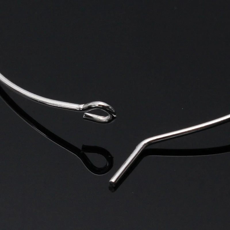 100pcs Wine Glass Charm Rings Silver Earring Hoops Metal Wire Hoops Earrings Drink Markers DIY Party Decoration 20mm~35mm 100pcs Wine Glass Charm Rings Silver Earring Hoops Metal Wire Hoops Earrings Drink Markers DIY Party Decoration 20mm~35mm