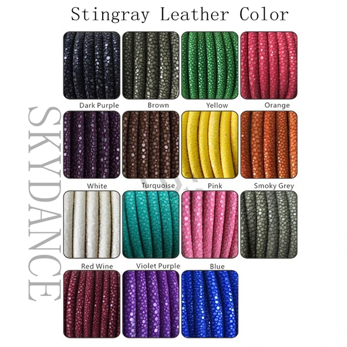 Stingray leather color