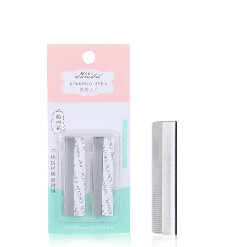 

Stainless steel multi-function eyebrow manual eyebrow blade sharp security 2 pieces