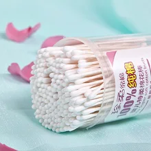 200 шт. детские мягкие ватные палочки с двойной головкой антибактериальные ватные палочки косметические инструменты
