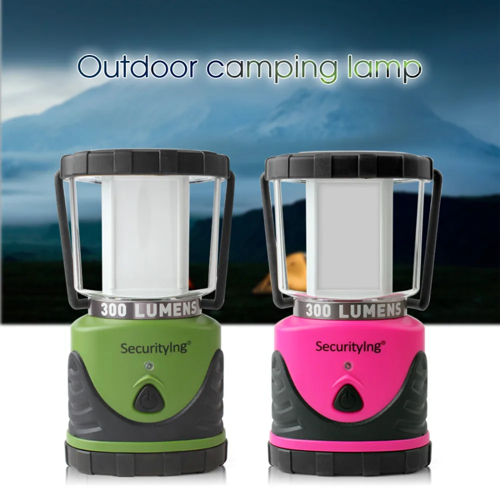

SecurityIng Outdoor LED Camping Light Ultra Bright Waterproof Hanging Tent Lamp for Hiking Fishing Emergencies Portable Lantern
