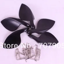 Слева Скрипки Chinrest 2 шт. 4/4 Скрипки части, Ebony Chinrest зажим Интимные Аксессуары# E18